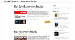 Desktop Screenshot of anonymous-proxies.org