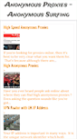 Mobile Screenshot of anonymous-proxies.org