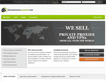 Tablet Screenshot of anonymous-proxies.net
